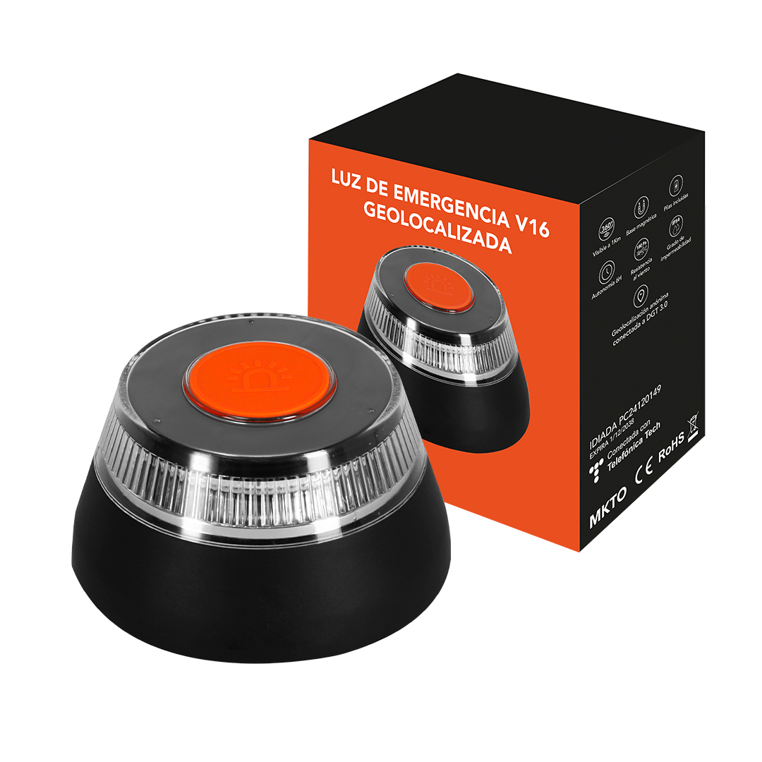 Luz Emergencia V16 Geolocalizada Kershaw