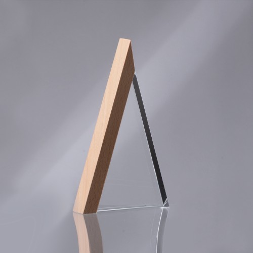 Trofeo Galvano de Madera y Cristal 