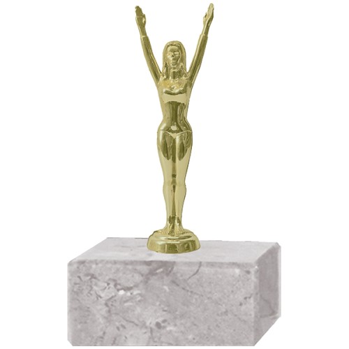 Trofeo Plástico Gimnasia Mujer