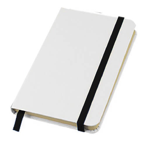 Cuaderno - Libreta Tapa Simil Cuero PU White N42